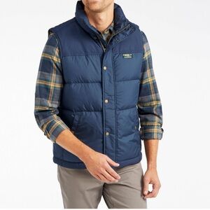 L.L. Bean Navy Blue Puffer Vest